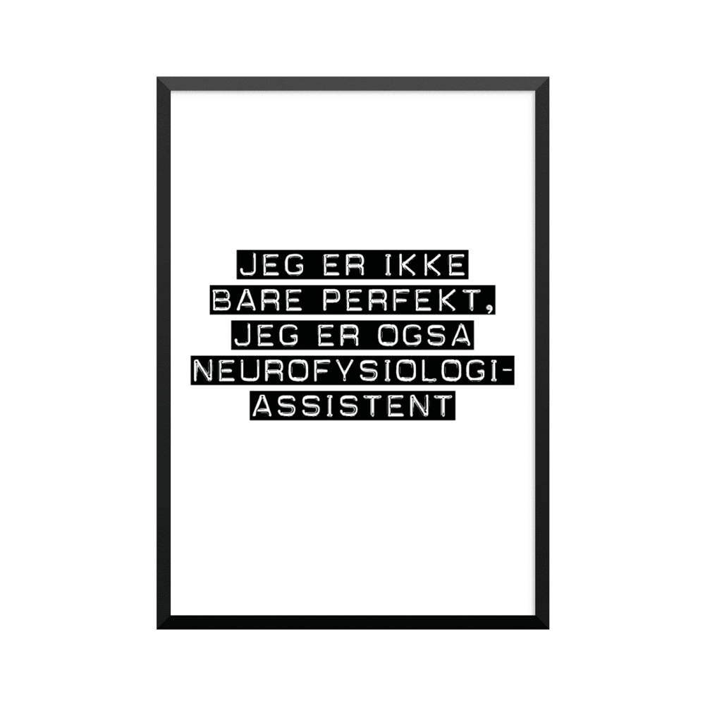 Plakat: Neurofysiologiassistent