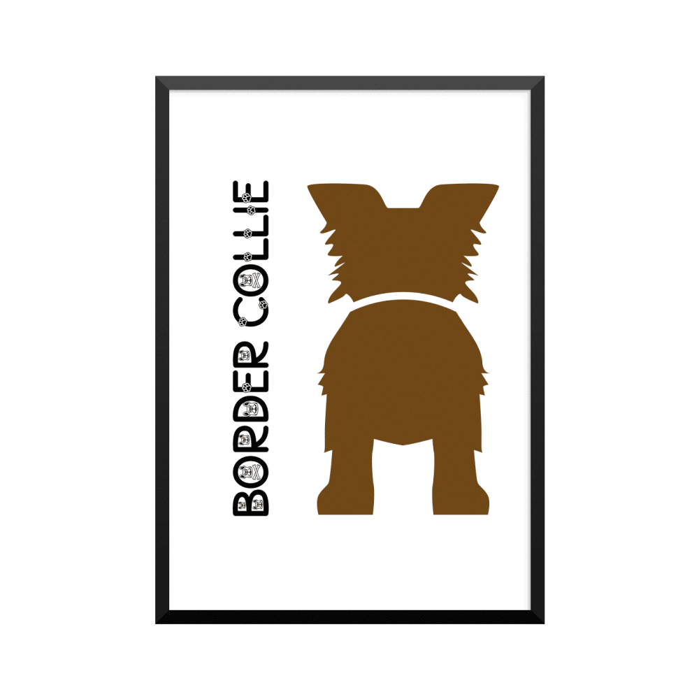 Plakat: Border Collie, Dog Butt