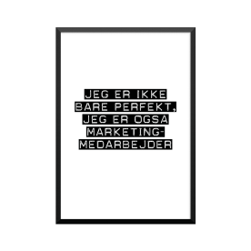Plakat: Marketingmedarbejder