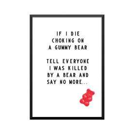 Plakat: Gummy Bear