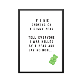 Plakat: Gummy Bear