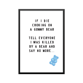 Plakat: Gummy Bear