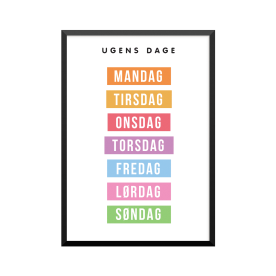 Plakat: UGENS DAGE, ABCogLEG