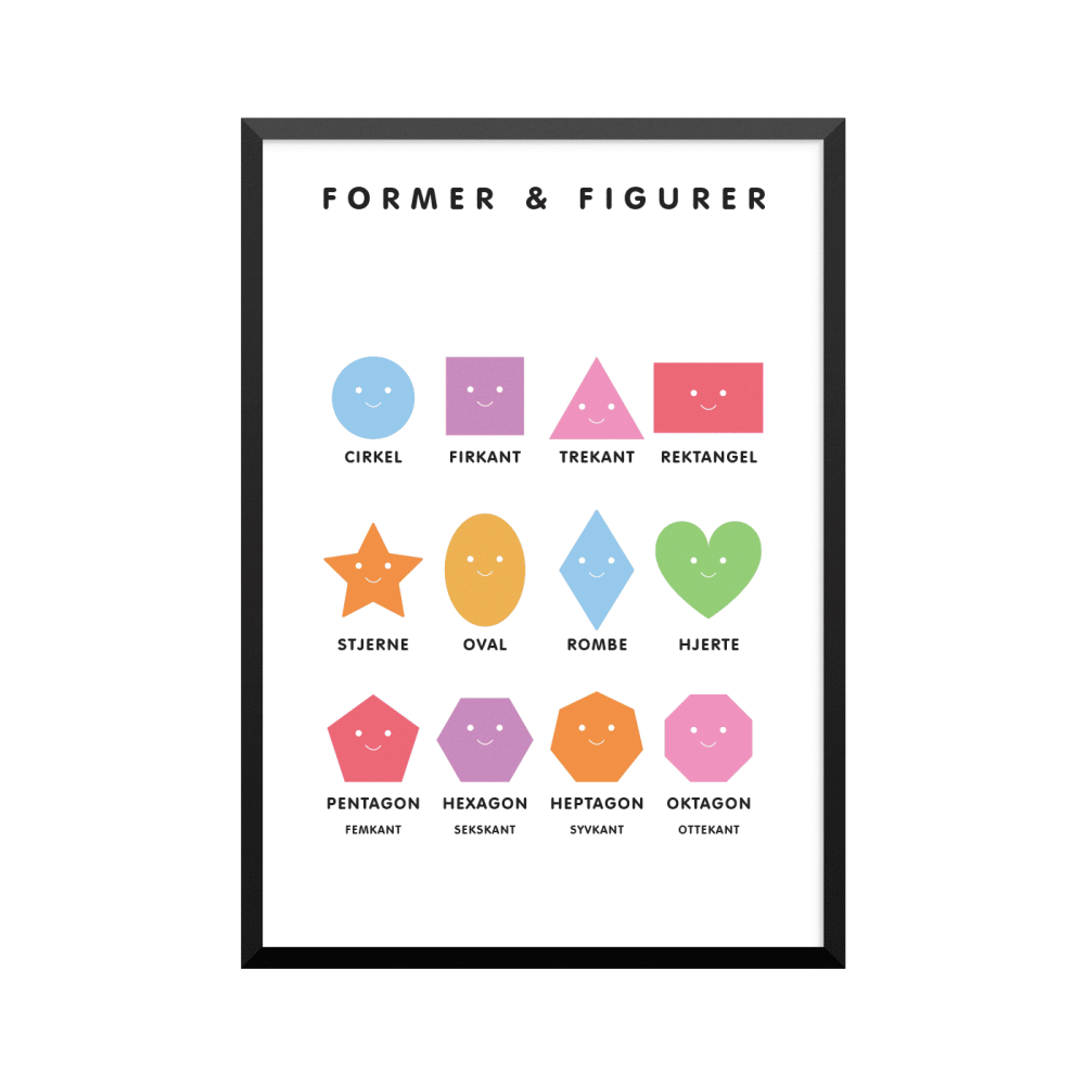 Plakat: FORMER & FIGURER, ABCogLEG