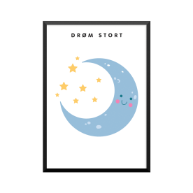 Plakat: DRØM STORT, ABCogLEG