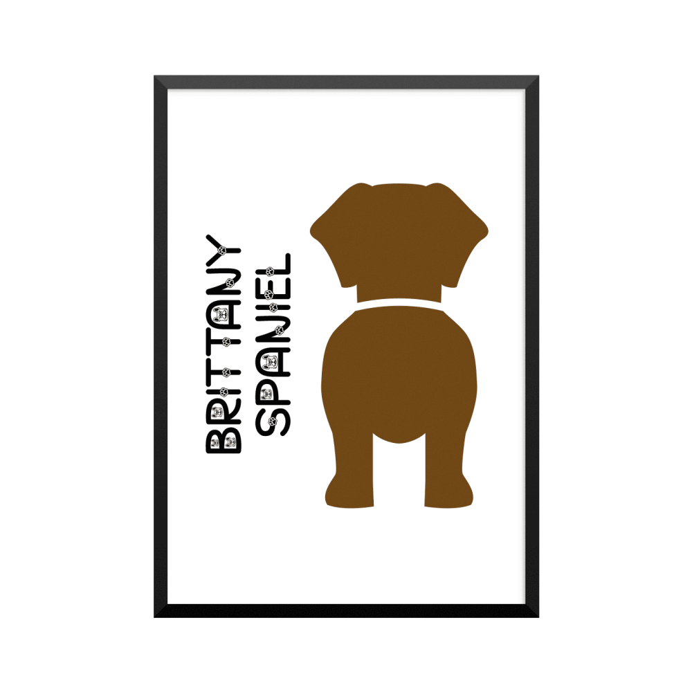 Plakat: Brittany Spaniel, Dog Butt
