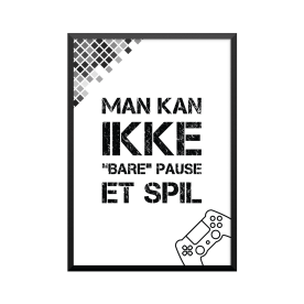 Plakat: 'MAN KAN IKKE...