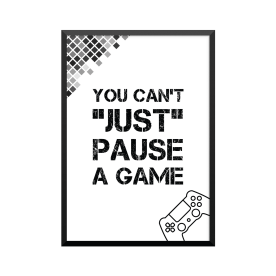 Plakat: 'YOU CAN'T 'JUST'...