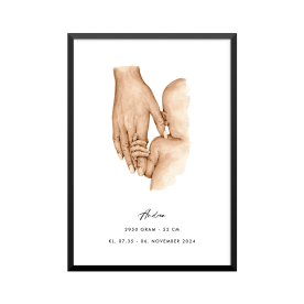 Plakat: Nyfødt og moder,...