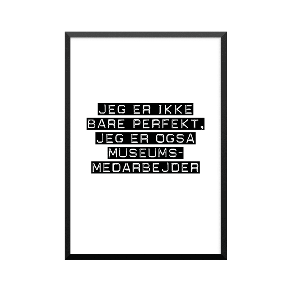 Plakat: Museumsmedarbejder