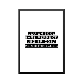 Plakat: Musikpædagog