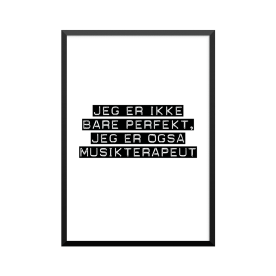 Plakat: Musikterapeut