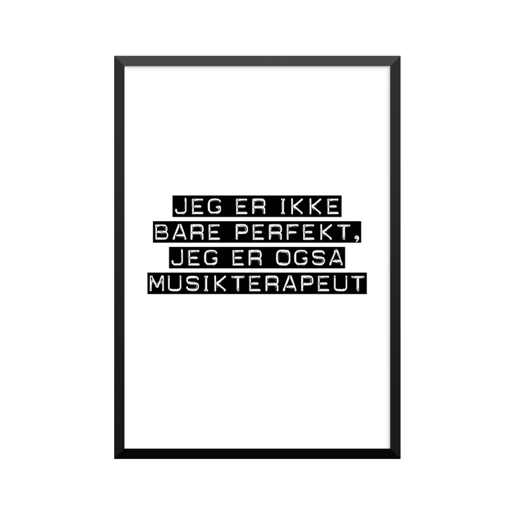 Plakat: Musikterapeut