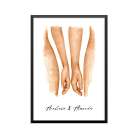 Plakat: Hun og han, par,...