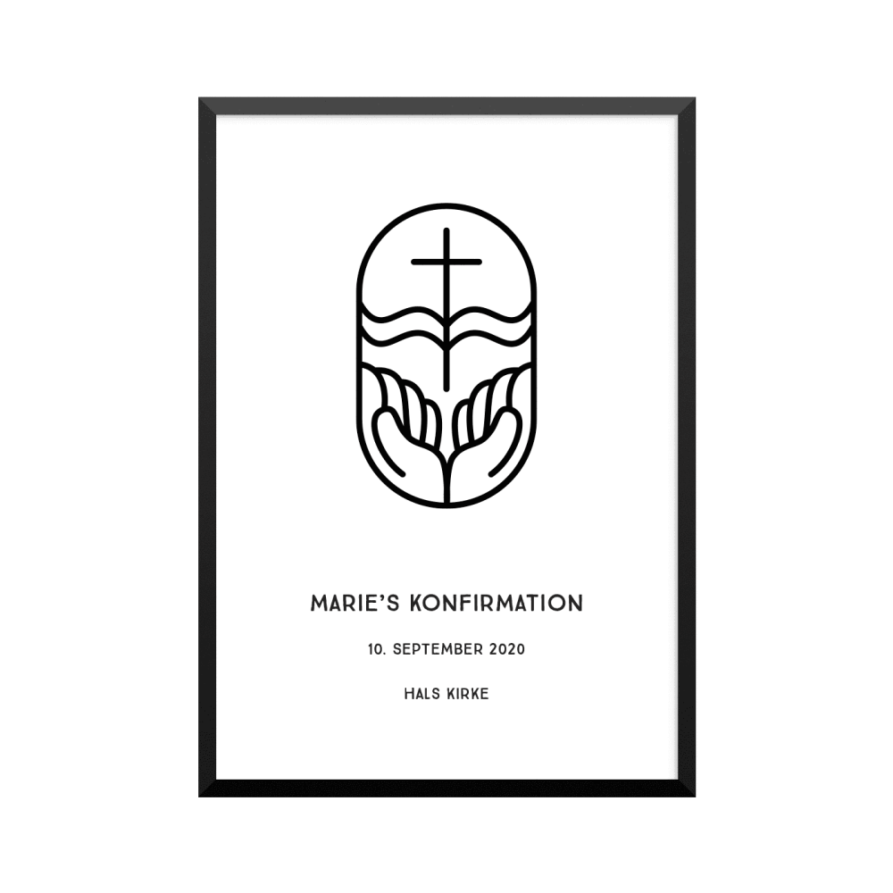 Plakat: 'Rude', konfirmation