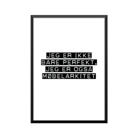 Plakat: Møbelarkitekt