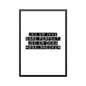 Plakat: Møbelsnedker