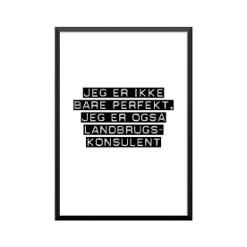 Plakat: Landbrugskonsulent