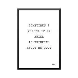 Plakat: 'SOMETIMES I...