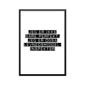 Plakat: Levnedsmiddelinspektør