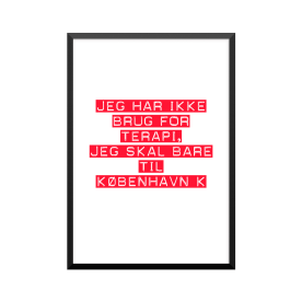 Plakat: Terapi, København K