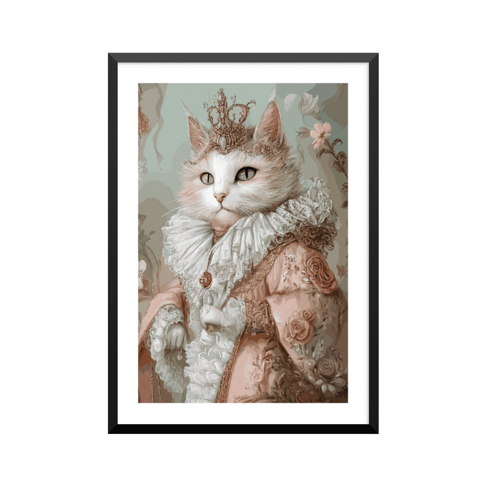 Plakat: Barok kongelige dyr, kat