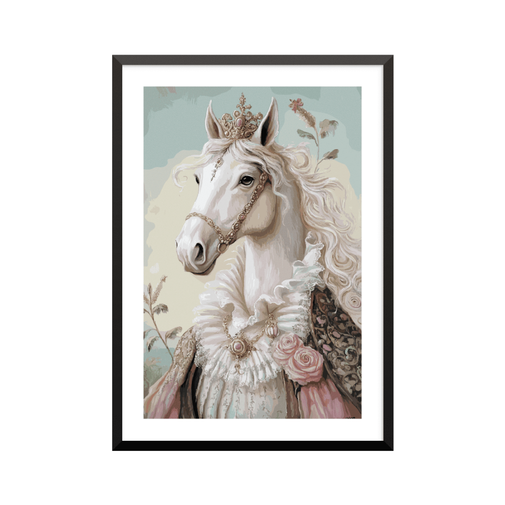 Plakat: Barok kongelige dyr, hest
