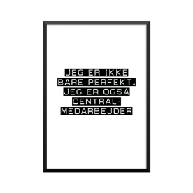 Plakat: Centralmedarbejder