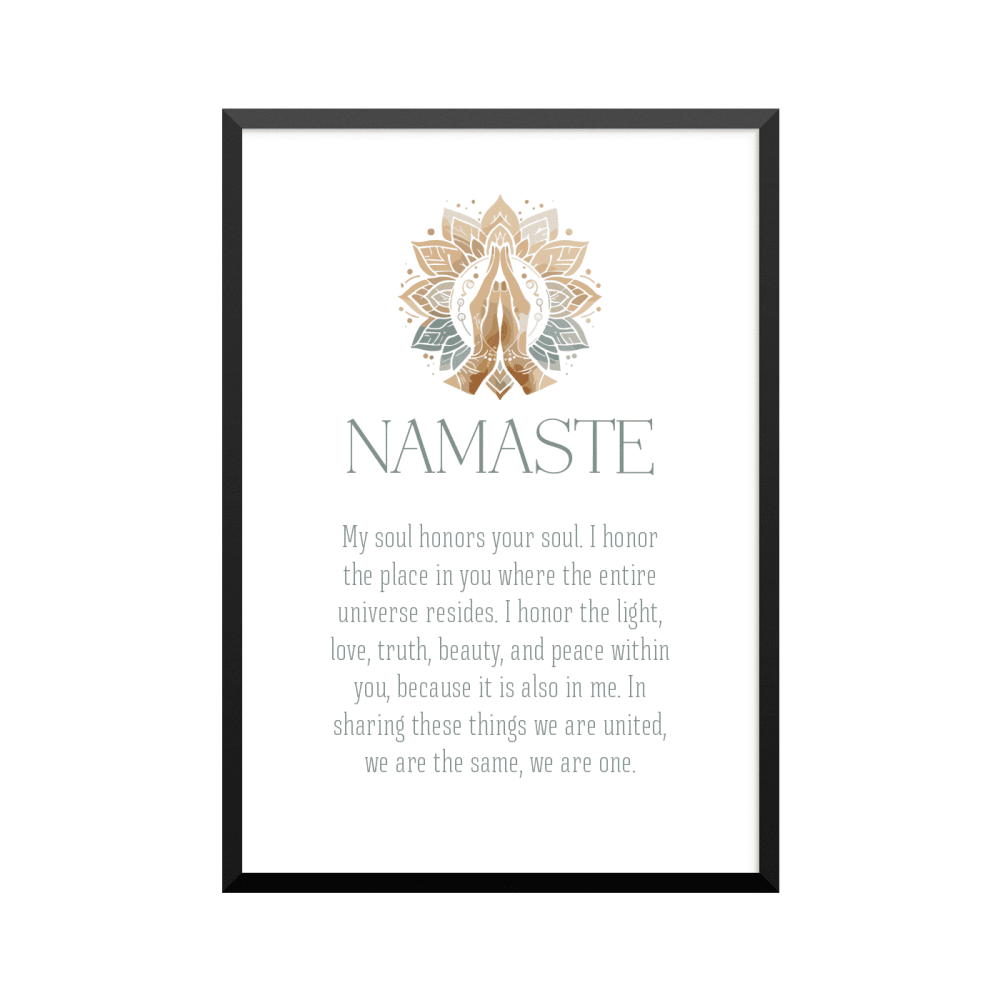 Plakat: NAMASTE