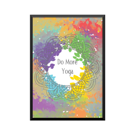 Plakat: 'Do More Yoga'