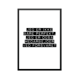 Plakat: Medarbejder ved...