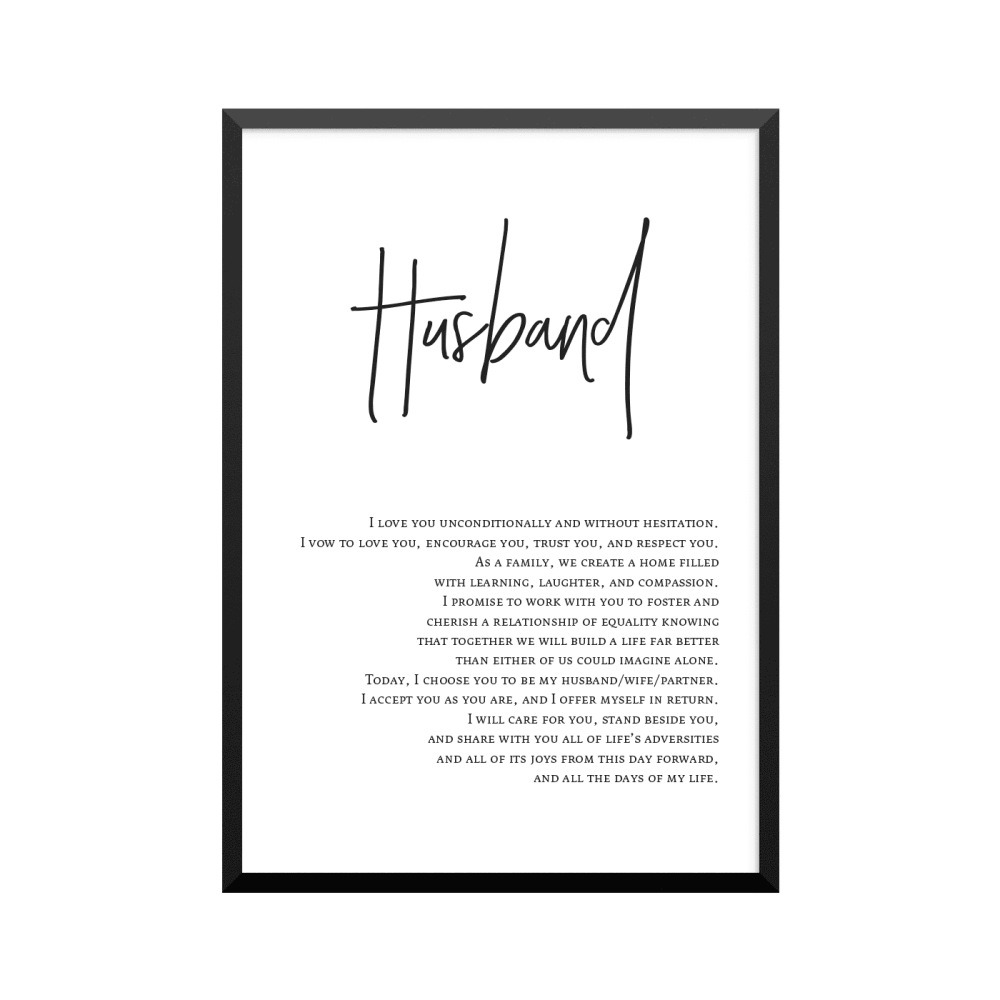 Plakat: 'Husband'