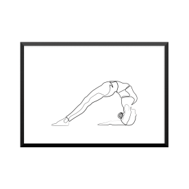 Plakat: Yoga, Dwi Pada...