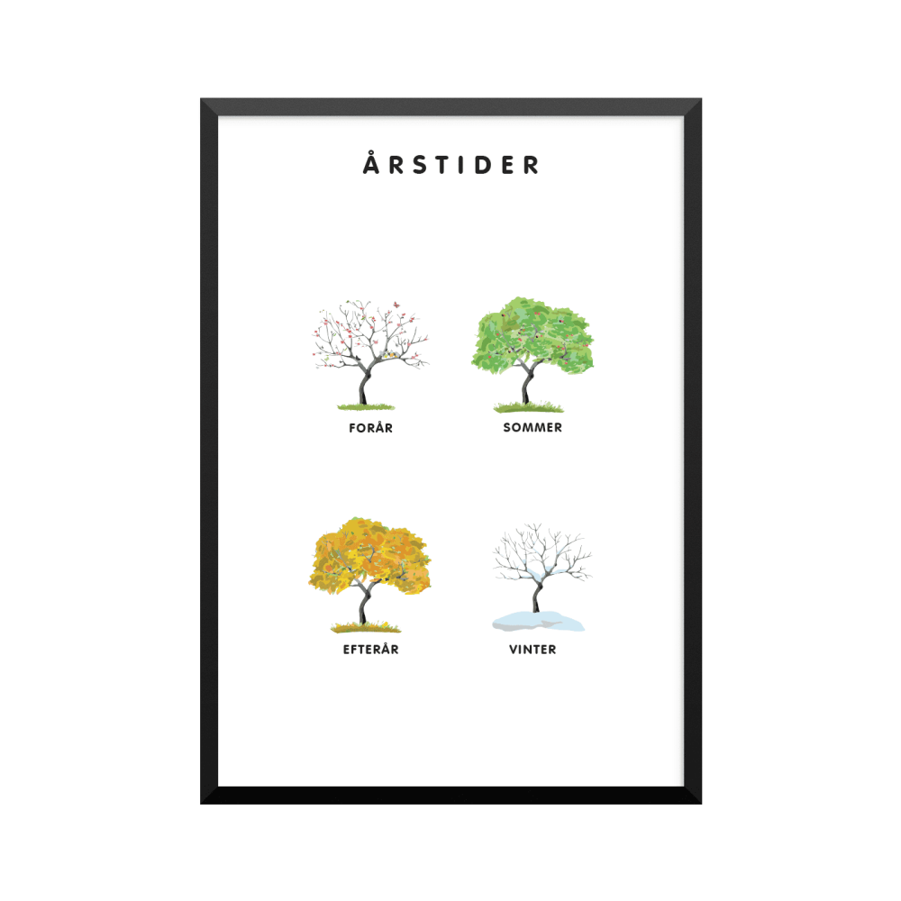 Plakat: ÅRSTIDER, ABCogLEG