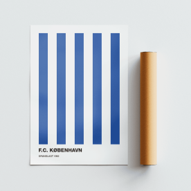 Plakat: FCK, F.C. København, fodbold