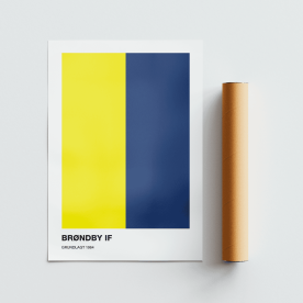 Plakat: Brøndby IF, fodbold