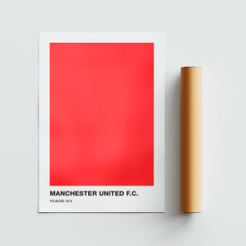 Plakat: Manchester United F.C., fodbold