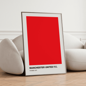 Plakat: Manchester United F.C., fodbold