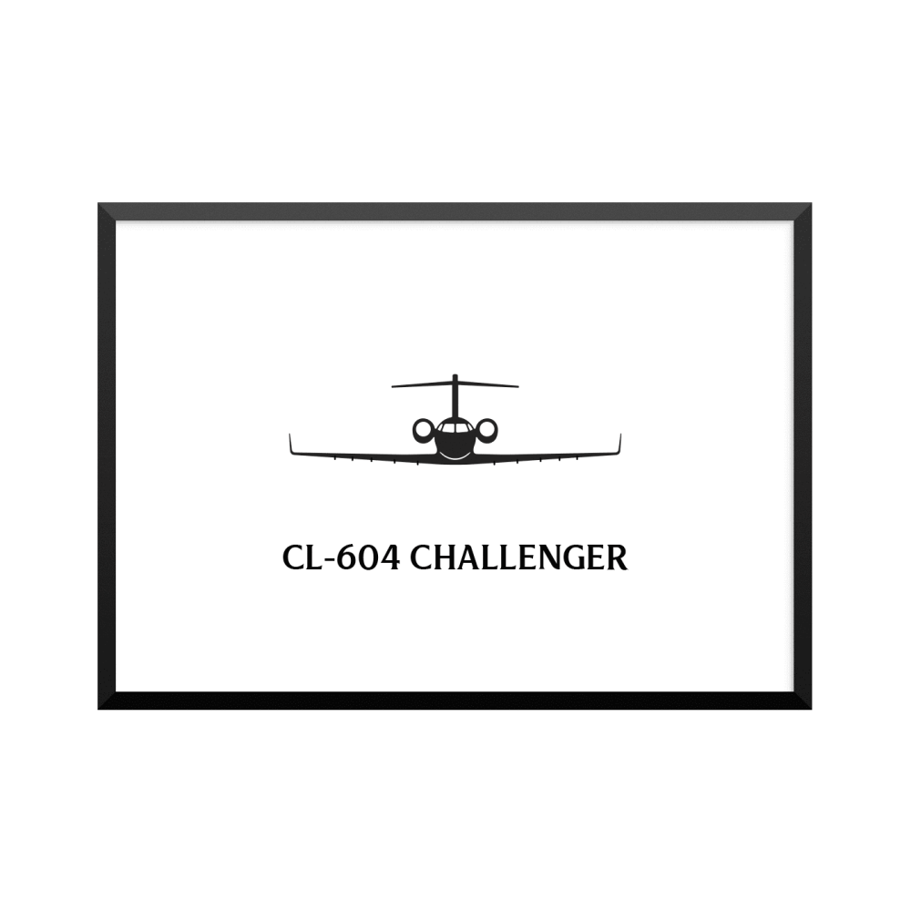 Plakat: Bombardier CL-604 Challenger