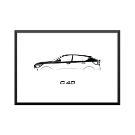 Plakat: Volvo, C40