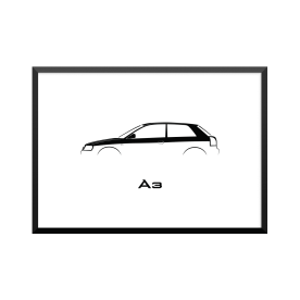 Plakat: Audi, A3 (8L)