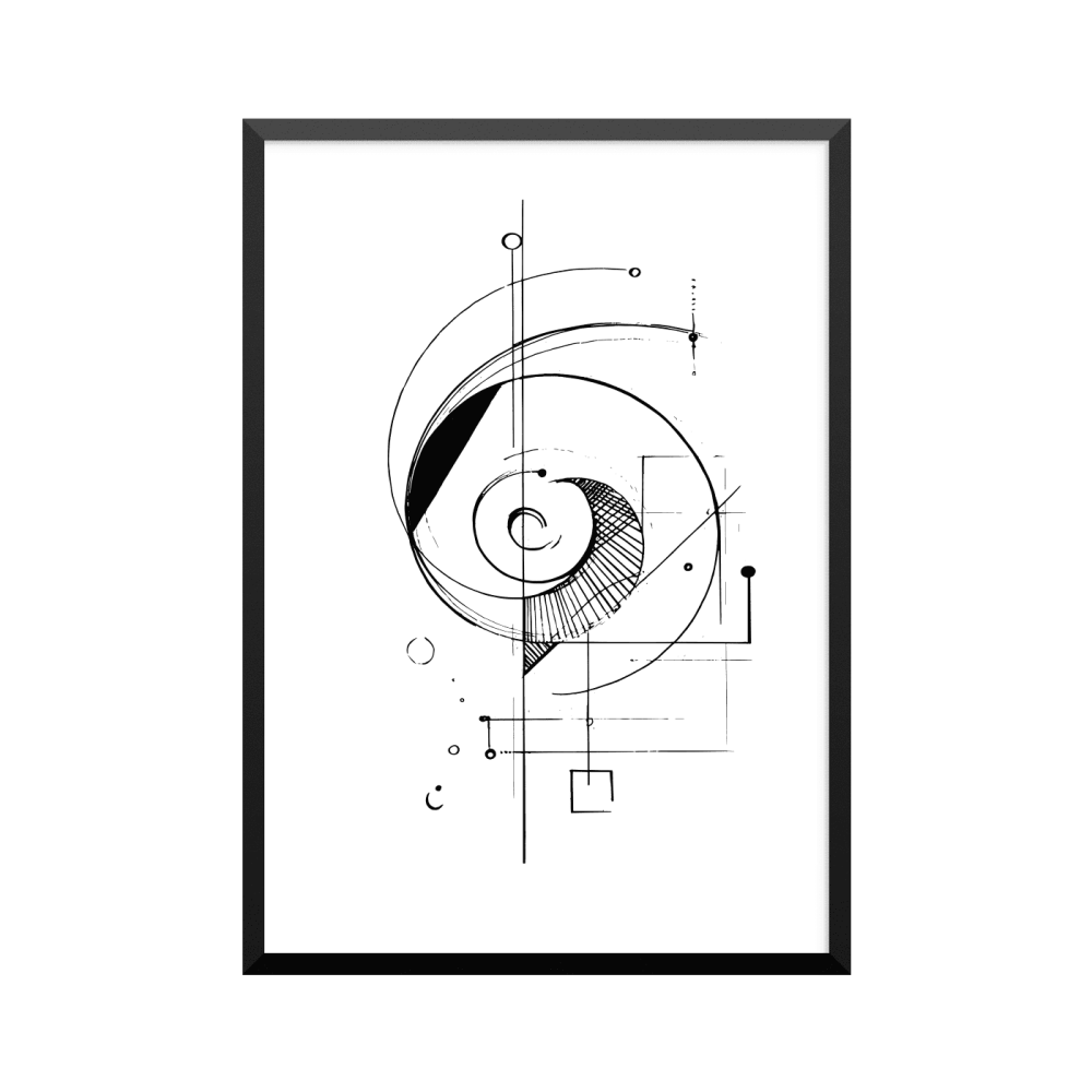 Plakat: Geometrisk kunst, 02650