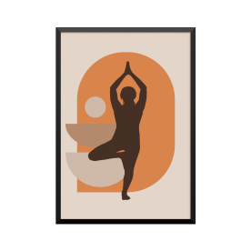 Plakat: Yoga boho, boho...