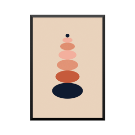 Plakat: Minimalistisk boho,...