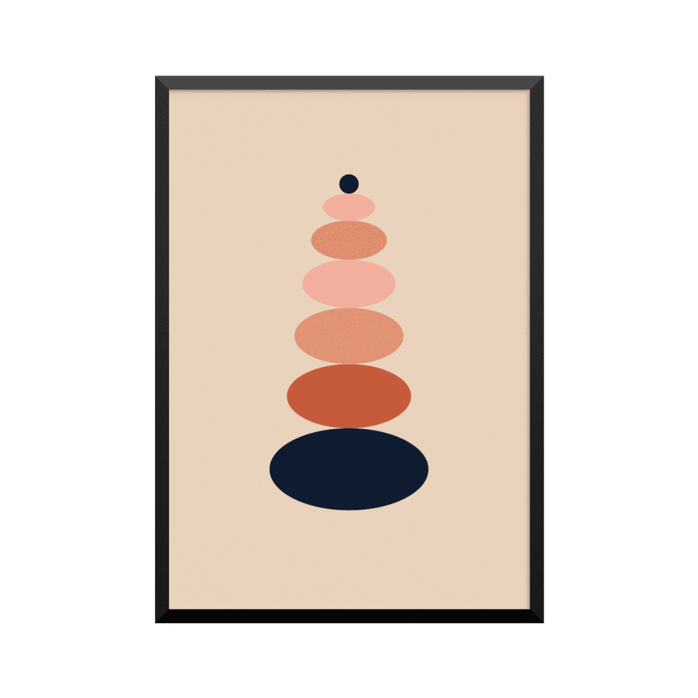 Plakat: Minimalistisk boho, boho 02654, boho