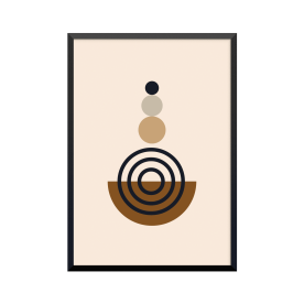 Plakat: Abstrakt boho, boho...