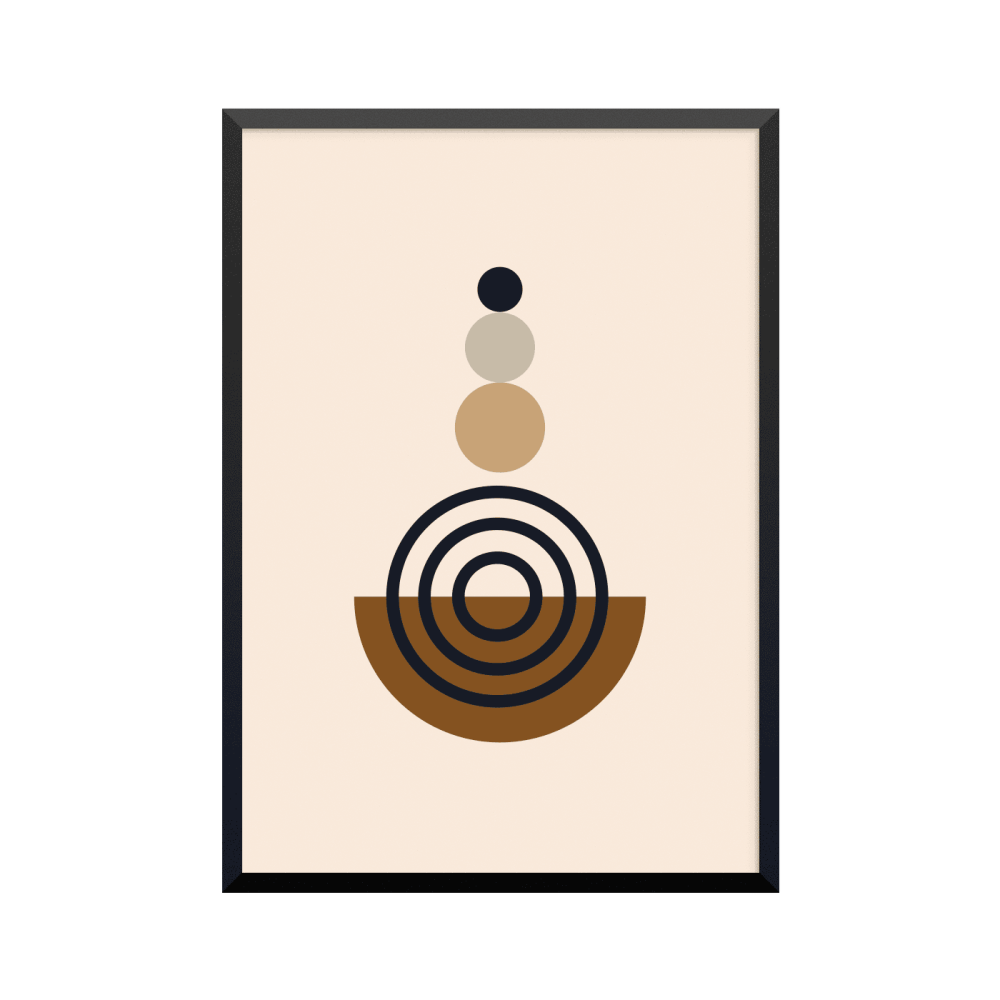 Plakat: Abstrakt boho, boho 02655, boho