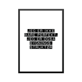 Plakat: Bygningsstruktør