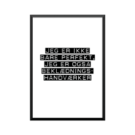 Plakat: Beklædningshåndværker