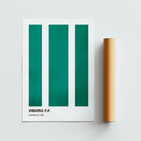 Plakat: Viborg F.F., Viborg Fodsports Forening, fodbold